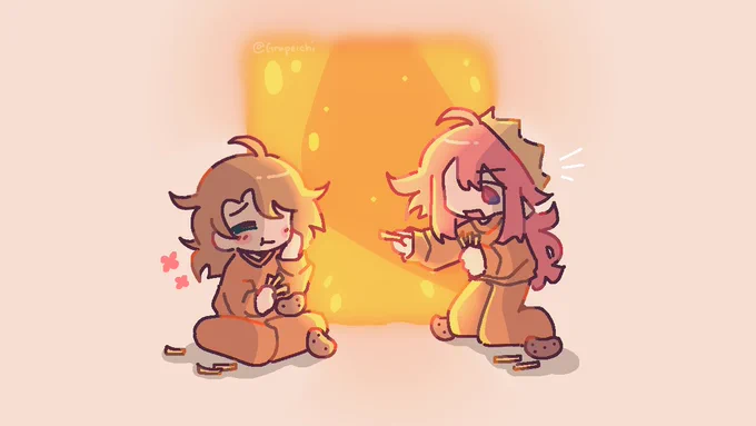 you think they toast the potato with the lava and occasionally make fries 