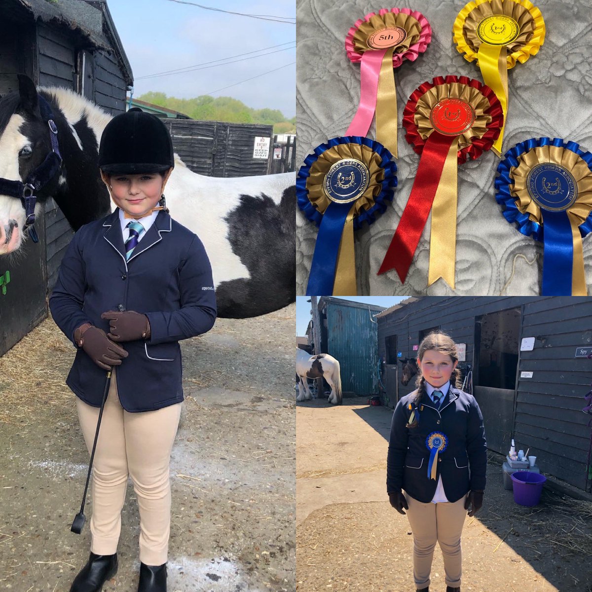 LyonsdownSport's tweet photo. Congratulations to Amelia who competed at the Epping Forest Riding Association Horse Show over the holidays. She won the following awards:

1st place in Hand
2nd ridden Novice 
2nd ridden Coloured https://t.co/V050lacrp1