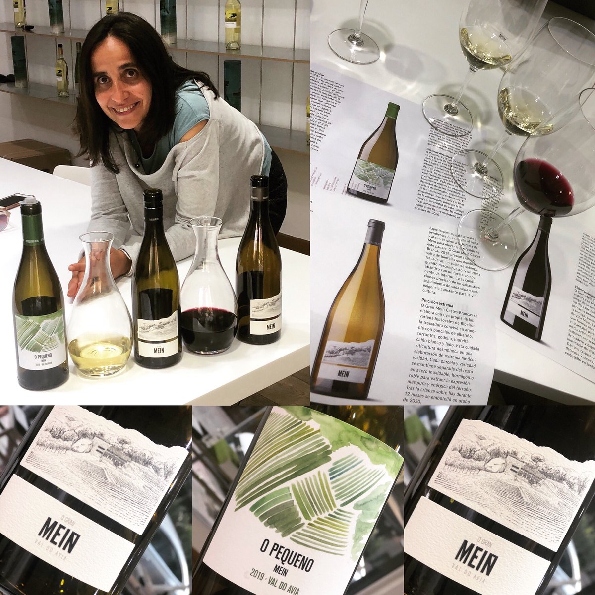 Bodega Viña Meín.( Cata O Gran Meín)
Cuando se unen capacidades, sentimientos, trabajo y ganas de comprender la tierra....
Descubriendo nuevos parajes ..!!!