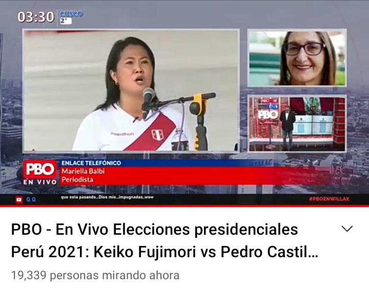 KikeBravoPrado's tweet photo. Estamos en vivo en @PBOPeru 91.9 FM con sintonía absoluta desmenuzando el conteo de @ONPE_oficial con @jorgevillenal @Valderrama_En y @Angel_DelgadoS 
https://t.co/1FzcyUpJ2c https://t.co/MFGV55fAmU