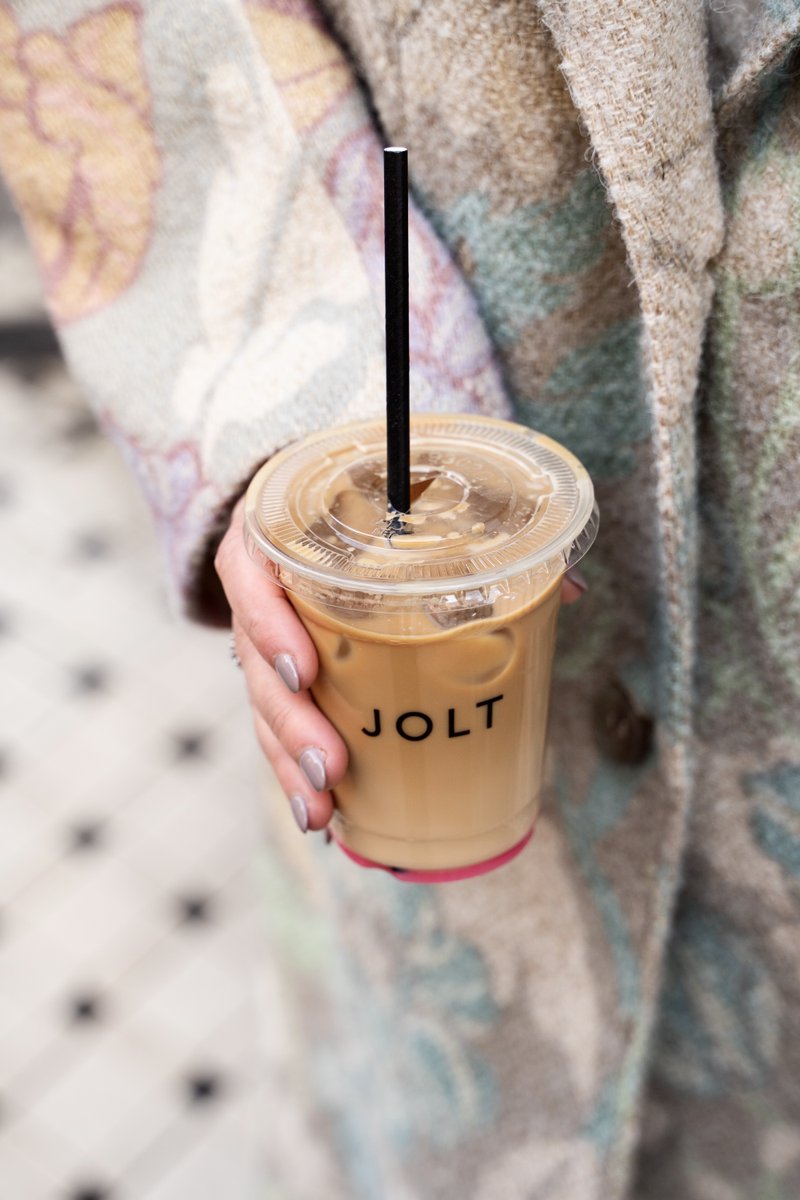 Meet our Rose Iced Latte. So pretty it's basically an outfit accessory 💖