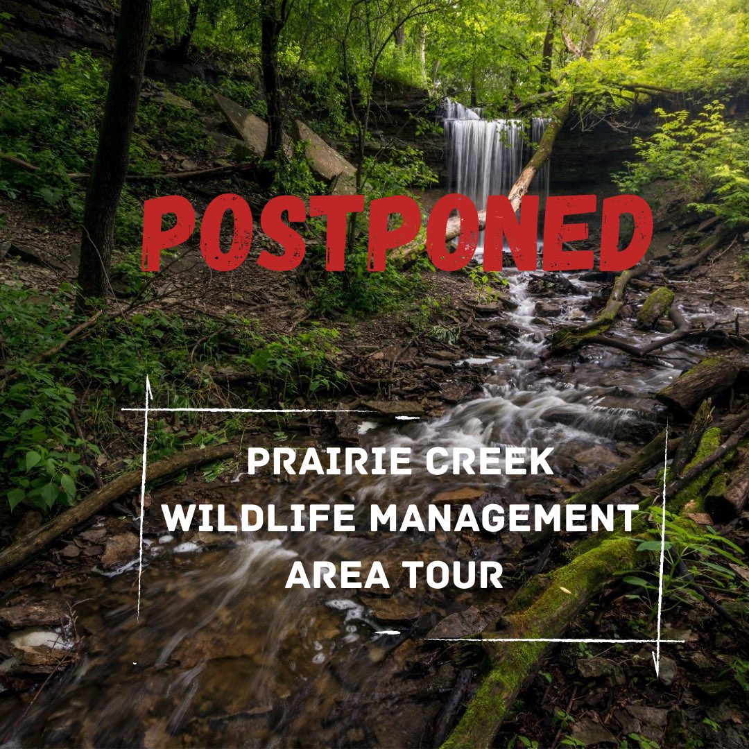 cleanrivermn's tweet photo. The event that we highlighted in our June event roundup is postponed. Due to the high heat expected all week, the tour of the Prairie Creek Wildlife Management Area scheduled for June 10 at 6 pm will be moved to another date later this summer. #cleanriverpartners https://t.co/1MHyloFiJ0