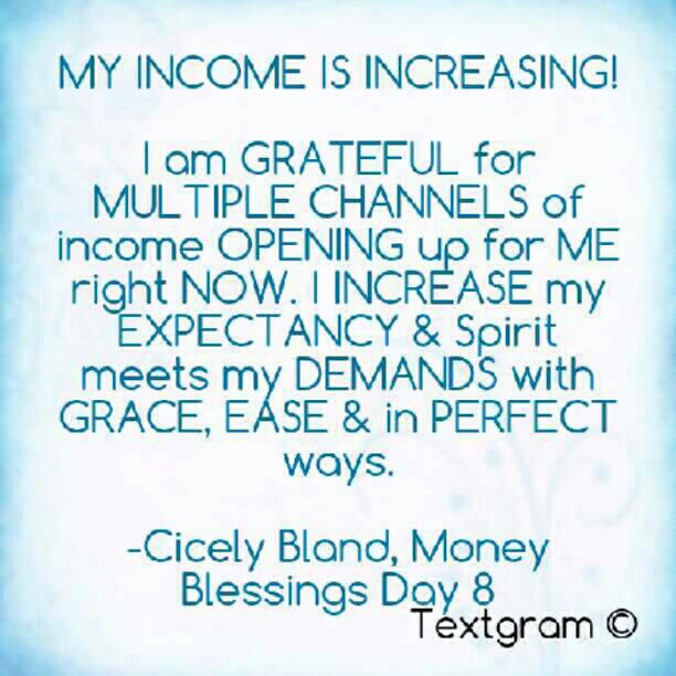 cicelybland's tweet photo. Today's #MoneyBlessings #Affirmation: MY INCOME IS INCREASING! Increase your financial blessings with a book from https://t.co/fj1l3mwJbF #CicelyBland #Empowerhouse #ElbertHubbard #KoboBooks #DivineAbundance #DivineSpirit #EmpowerYourselfWithStrength https://t.co/xdRvDmVRzK