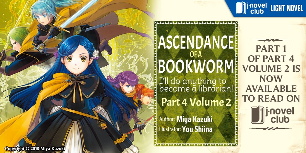 Ascendance of a Bookworm (J-Novel Club)