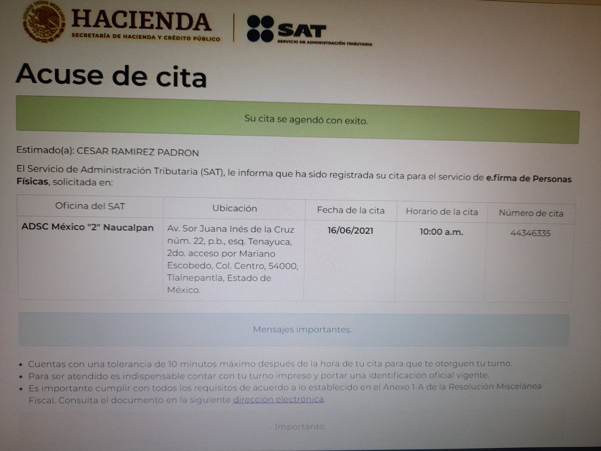 margiver71's tweet photo. @SATsincitas @SATMX Se ya está listo mil gracias https://t.co/qWRk8juj2J