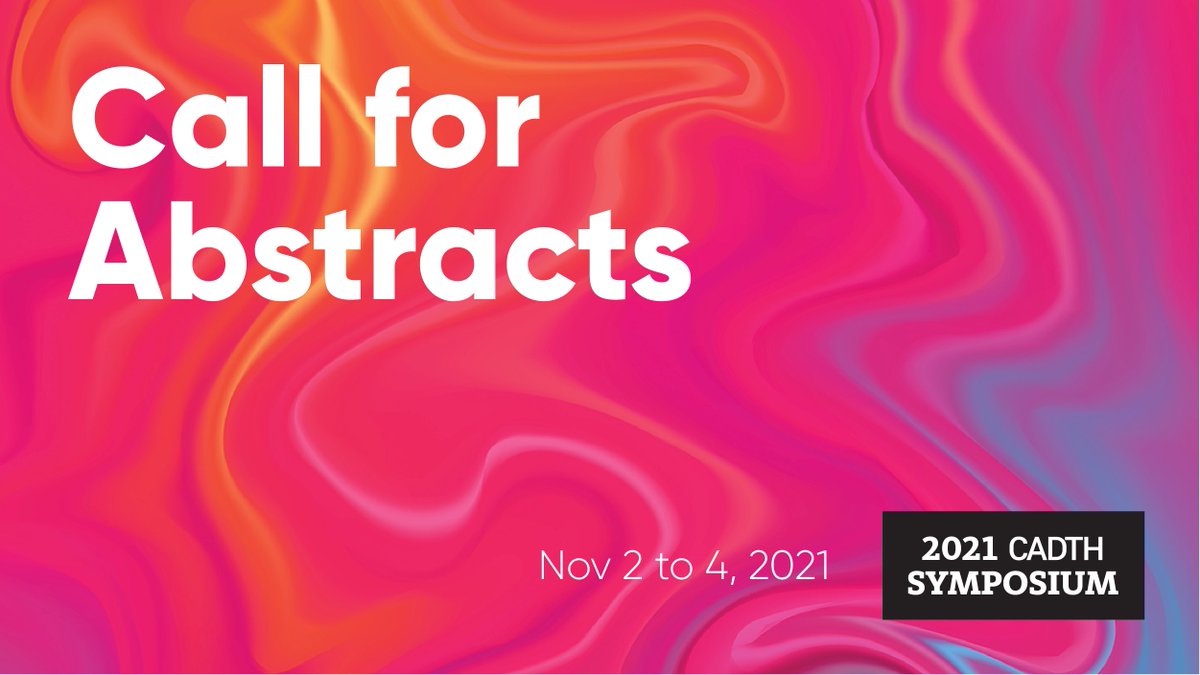 ‼️ #CADTHSymp: Now Accepting Call for Abstracts

Relevant topics: 
- Uncertainty in #HealthPolicy and #HealthCare delivery
- Unconscious bias in health research
- Real-world evidence #RWE
- Drugs #RareDiseases
++

Submission Deadline: June 22 2021 
cadth.info/3puTDpE
#HTA