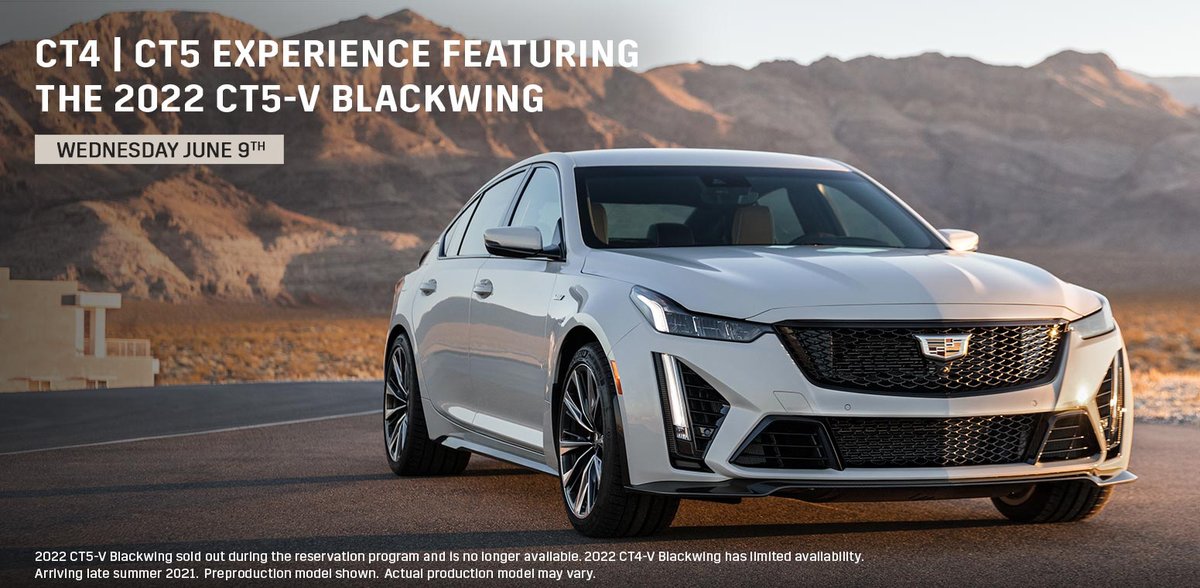 LongAutoGroup's tweet image. Excited to meet the #2022CT5VBlackwing this Wednesday? WE ARE TOO! 
Come join us Wed. June 9th 1-6pm only at Long Cadillac 
RSVP: bit.ly/LCCT5BW 
#LONGLiveTheManuals