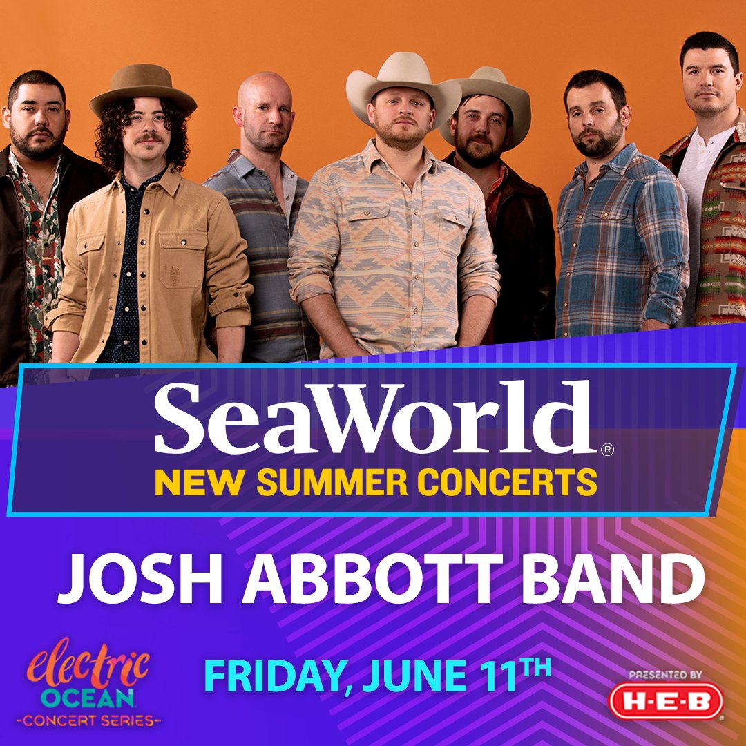 joshabbottband's tweet photo. This weekend we're playing @SeaWorldTexas's new summer concert series. Hope to see you there! https://t.co/PdgPgNJVHz