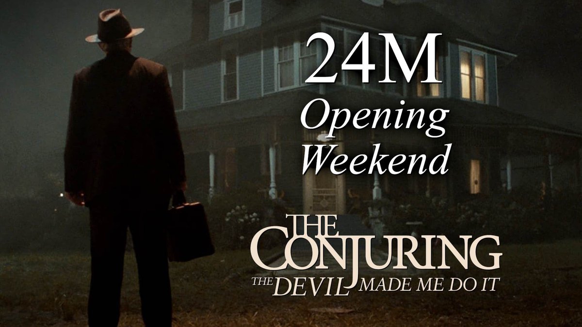 ScreenvisionLLC's tweet photo. The Conjuring: The Devil Made Me Do It scared up big numbers alongside other titles propelling the total box office to an impressive $66M this weekend.  #boxoffice #bigscreenisback #hellobigscreen https://t.co/txAn5pwPbu