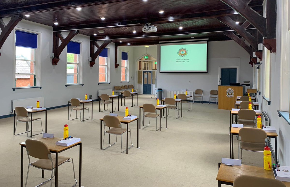 DubFireBrigade's tweet photo. Day one tomorrow for our latest #DFBrecruits as Class 1/2021 begin their training.

The socially distanced six month course will start them on their journey to becoming fully fledged firefighter/paramedics. Cue the Glenroe theme 🎶 https://t.co/toWZkj4A1Z