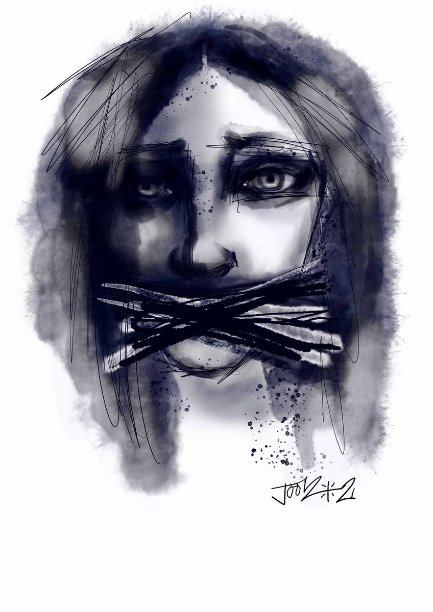 JoolzDenby's tweet image. Not Going To Shut Up. 
#art #artist