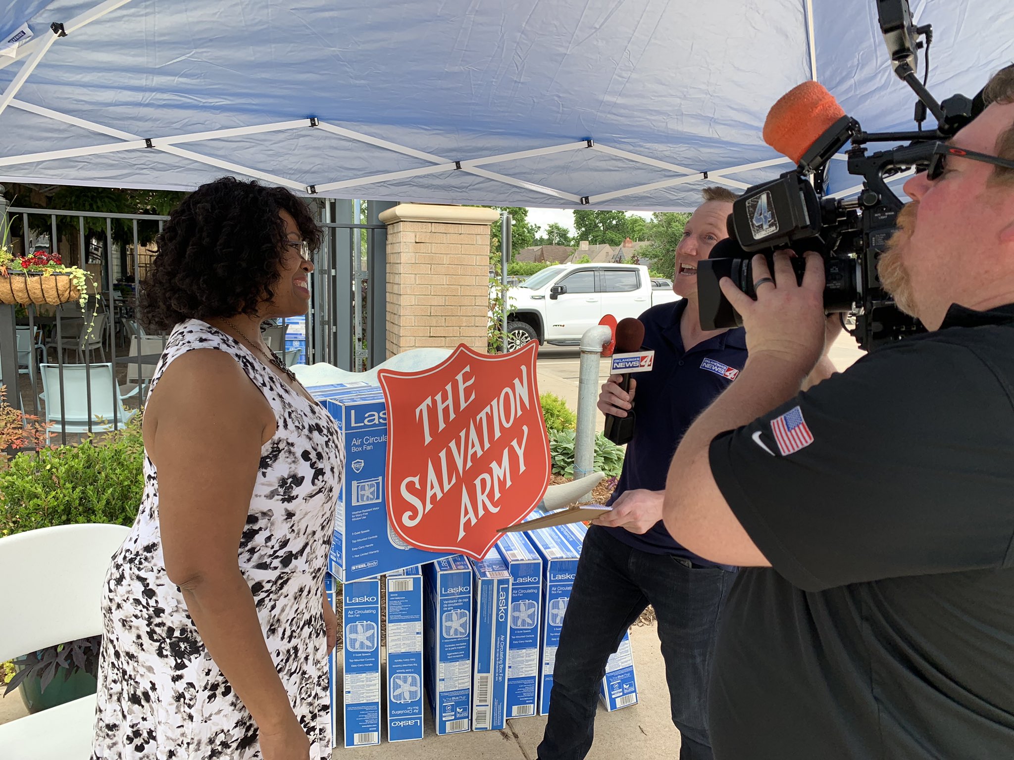 Salvation Army OKC on Twitter "BricktownRotary fan drive kicking off now at loverococo_okc