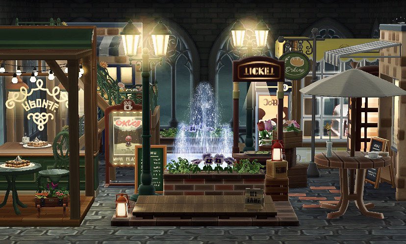 Nico08889942's tweet image. Cafe street in London ☕️

#ポケ森 #ポケ森レイアウト #ポケ森ニンドリ #ポケ森写真部 #PocketCamp #ACPCgallery #AnimalCrossing