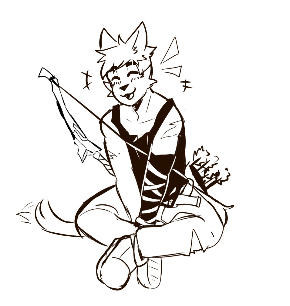 TheSketchFox's tweet image. smol baby