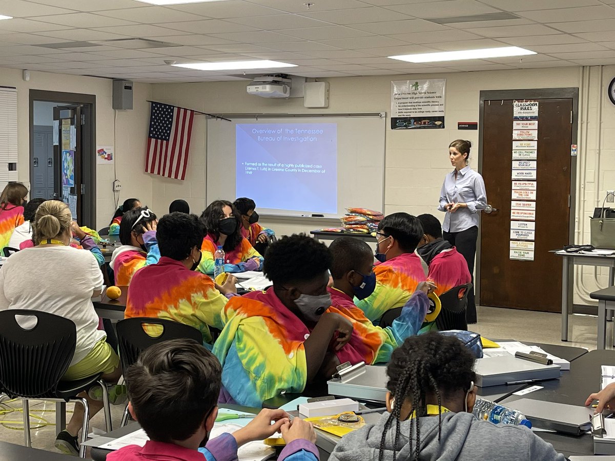 mnpsi3STEM (@mnps_i3stem) on Twitter photo A big thank you to special agent April Hagar of <a href="/TBInvestigation/">Tennessee Bureau of Investigation</a> for helping our i3 STEM students <a href="/MetroSchools/">Metro Schools</a> make career connections to Forensics. A big thank you to special agent April Hagar of <a href="/TBInvestigation/">Tennessee Bureau of Investigation</a> for helping our i3 STEM students <a href="/MetroSchools/">Metro Schools</a> make career connections to Forensics.