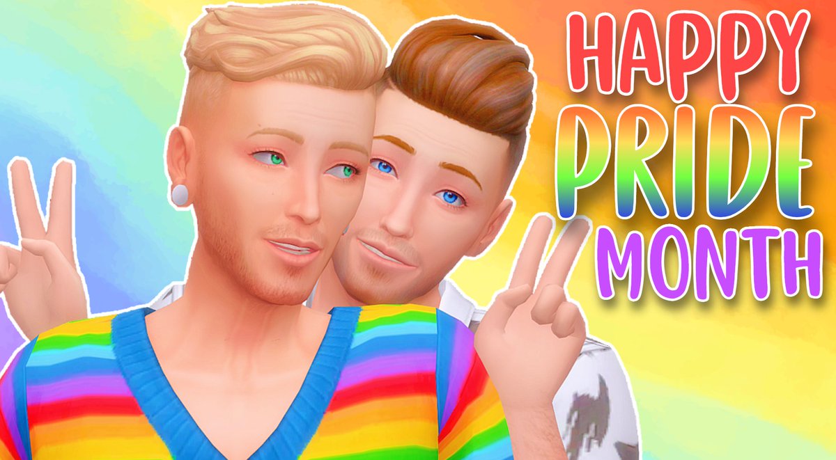 SweetTSimmer's tweet photo. ✨🌈Happy Pride Month🌈✨

Here are some of my favorite LGBTQ+ sims to celebrate Pride Month! I wish you all a month full of love, respect, and the ability to express yourself freely and fully! 💖 https://t.co/oQW0AXRNLR
