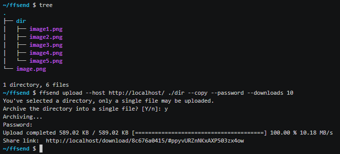 binhonglee's tweet photo. ffsend is an easy to use and secure cli based file / folder sharing tool. #aprojectaday

https://t.co/NOK0g0xWKI https://t.co/6oRi8Vr3KT