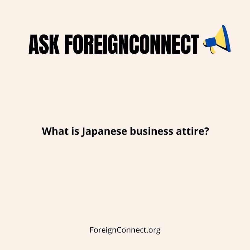 ConnectForeign's tweet photo. One of the most commonly asked questions I get and also find on the internet is "What do Japanese people wear at work"?  Here is our answer. #AskForeignConnect

#work #people #culture #Japan #Tokyo #business #Businessattire #outfit #workoutfit

Photo 📸  All about Japan https://t.co/CTLfz1I3DT