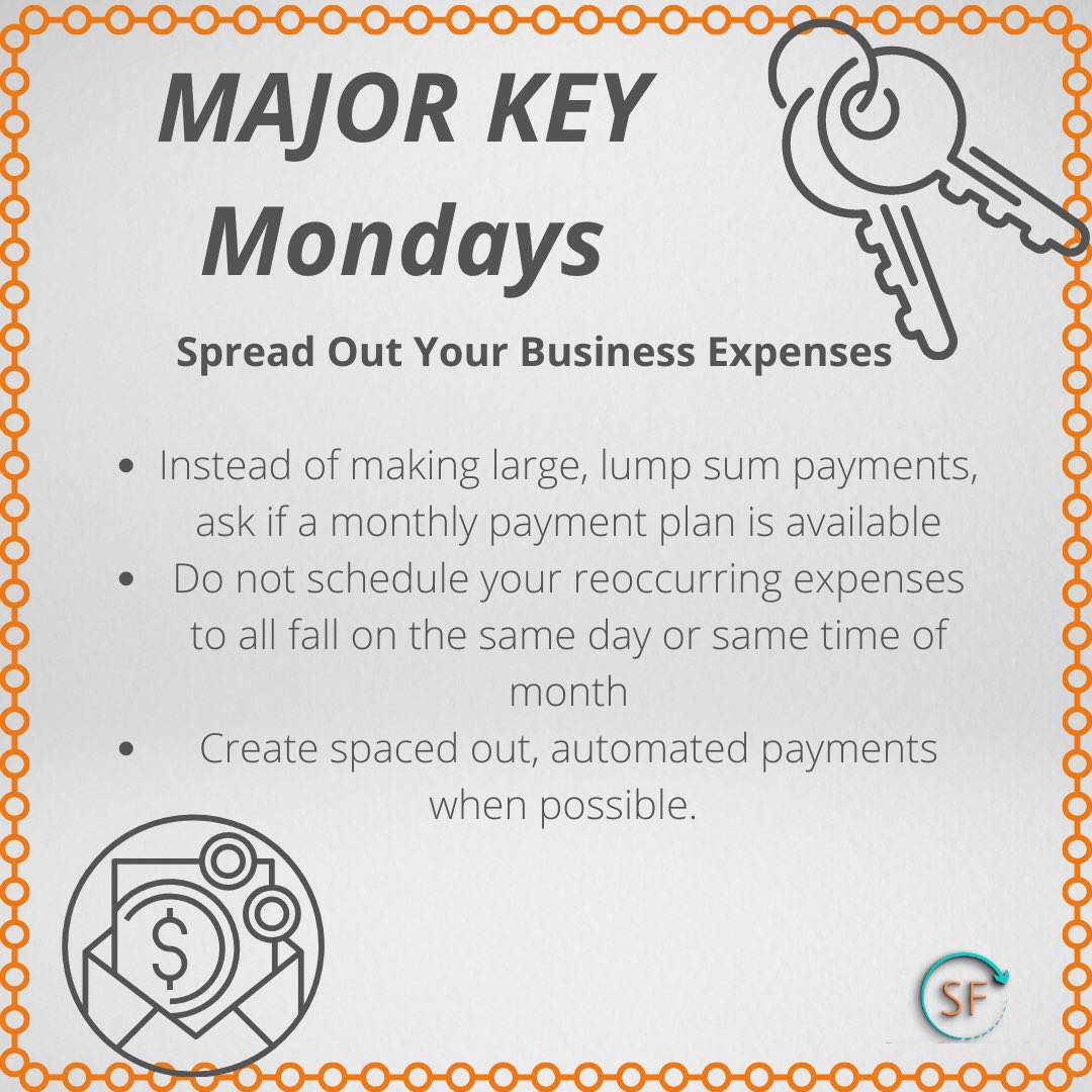 SmartFlowFS's tweet image. Welcome to #MajorKeyMondays where we give you tips and tricks for growing your small business’ finances the SmartFlow way! #simplysmarterbookkeeping