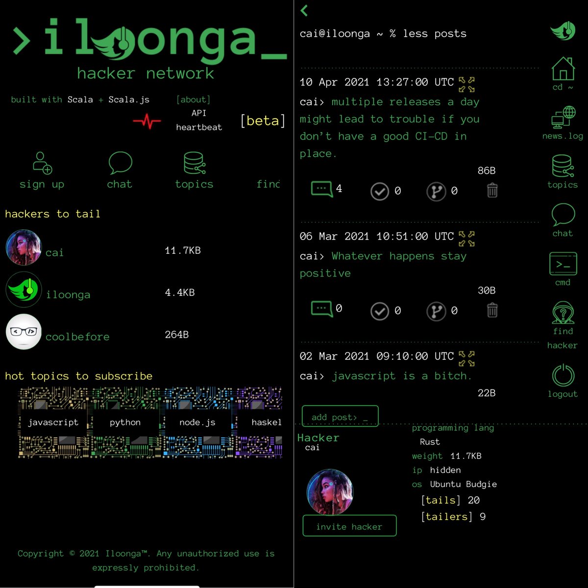 Love to code? Join us!
iloonga.com