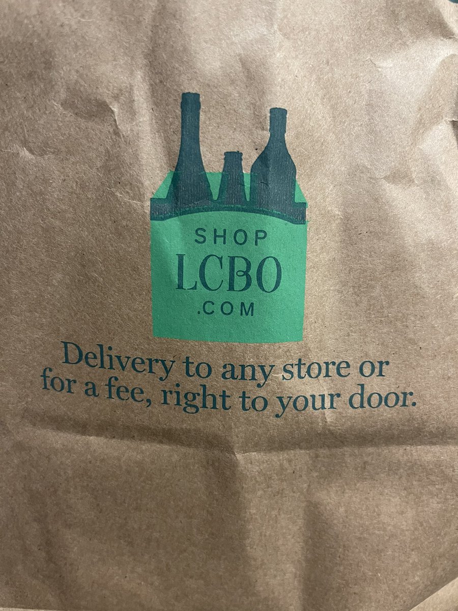 ahhjuu's tweet photo. “Delivery to any store or right to your door.” Would have worked fine. @LCBO  but thanks for letting me know I could get delivery for a fee. https://t.co/2yRNvIL82z