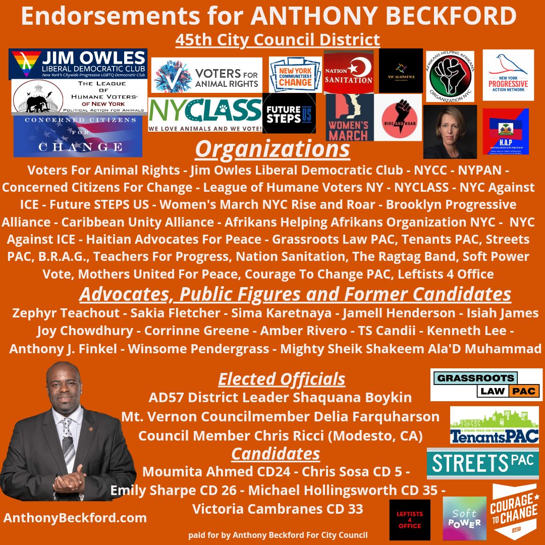 Urgent Deadline Tonight!

Donate to help me raise $2,500 more before midnight: nycvotes.org/campaigns/anth…

Endorsed by <a href="/grassroots_law/">Grassroots Law Project</a> (co-founded by <a href="/shaunking/">Shaun King</a>) <a href="/Leftists4Office/">Leftists 4 Office - #FreePalestine</a> <a href="/nyclass/">NYCLASS</a> <a href="/theanimalvoters/">Voters For Animal Rights</a> <a href="/ZephyrTeachout/">Zephyr Teachout</a> <a href="/NYPANetwork/">New York Progressive Action Network</a> <a href="/nychange/">New York Communities for Change</a> <a href="/tenantspacny/">TenantsPAC</a> <a href="/StreetsPAC/">StreetsPAC (bsky.app/profile/streetspac.org)</a> &amp; many more.