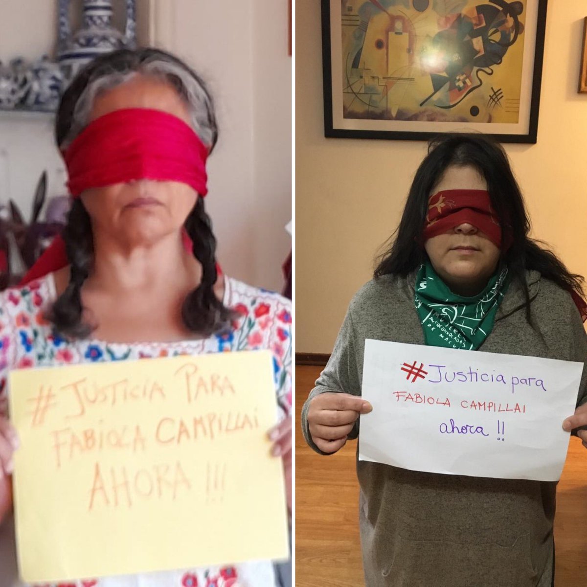 Como Asamblea Feminista Plurinacional, nos unimos para exigir justicia por #FabiolaCampillai
Juicio y castigo para los violadores de los DDHH de ayer y hoy.

#JusticiaParaFabiolaCampillaiAhora 
#porfabiola
#justiciaparafabiola
#fabiolacampillai