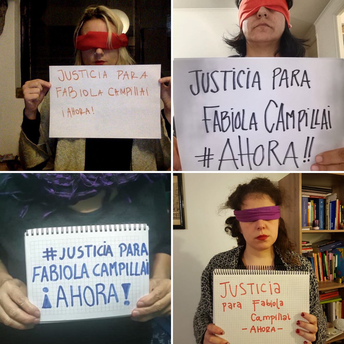 Como Asamblea Feminista Plurinacional, nos unimos para exigir justicia por #FabiolaCampillai
Juicio y castigo para los violadores de los DDHH de ayer y hoy.

#JusticiaParaFabiolaCampillaiAhora 
#porfabiola
#justiciaparafabiola
#fabiolacampillai