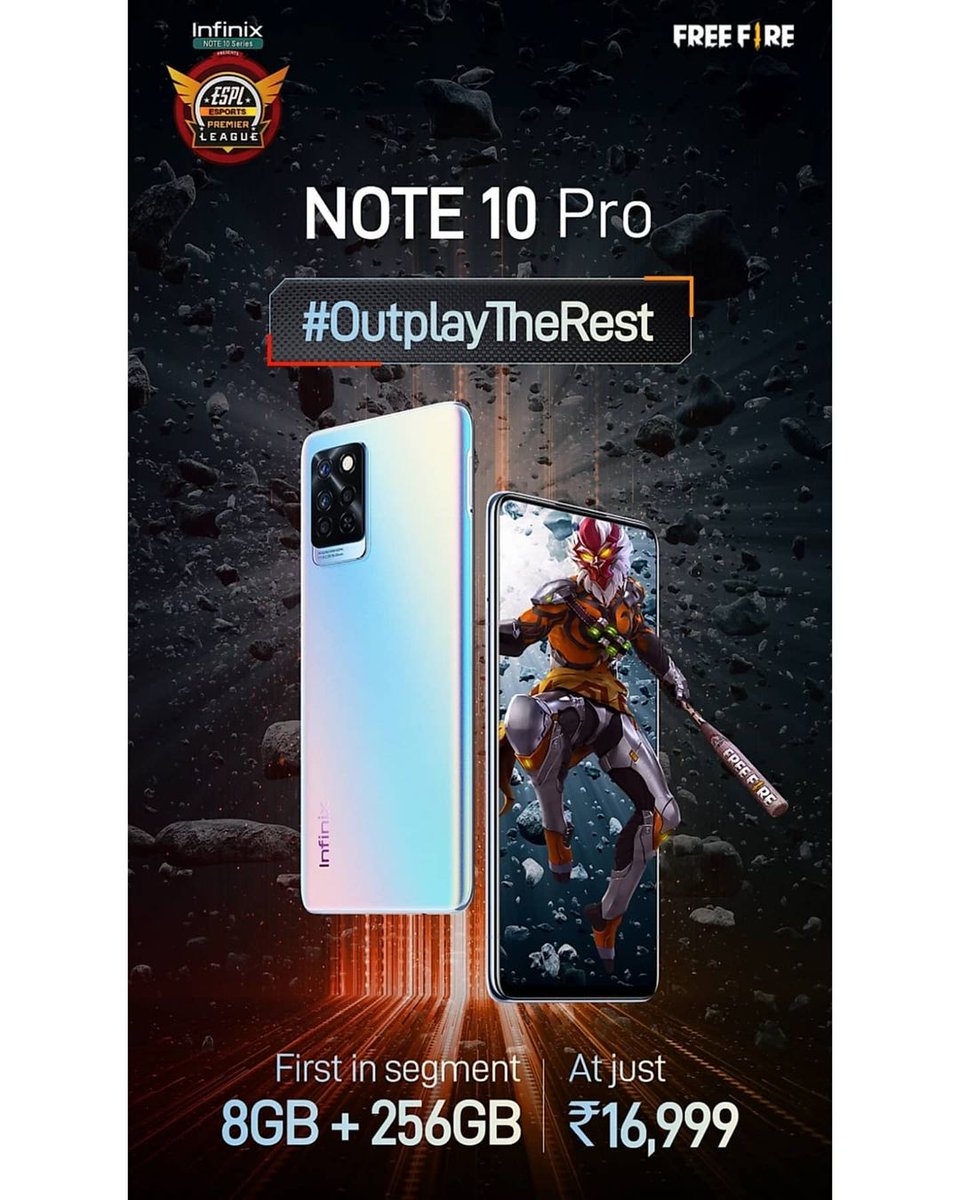 64_BitTech's tweet photo. [Sorry For The Late Update] Infinix Has Also Launched The Infinix Note10 Pro in India. The Sole 8GB+256GB varient was priced at ₹16,999
.
.
#InfinixNote10 #InfinixNote8 #InfinixZero8 #InfinixZero8i #InfinixNote10Series #InfinixHot9 #InfinixHot10 #InfinixNote8i #InfinixNote10Pro https://t.co/jm7v1Rg2hW