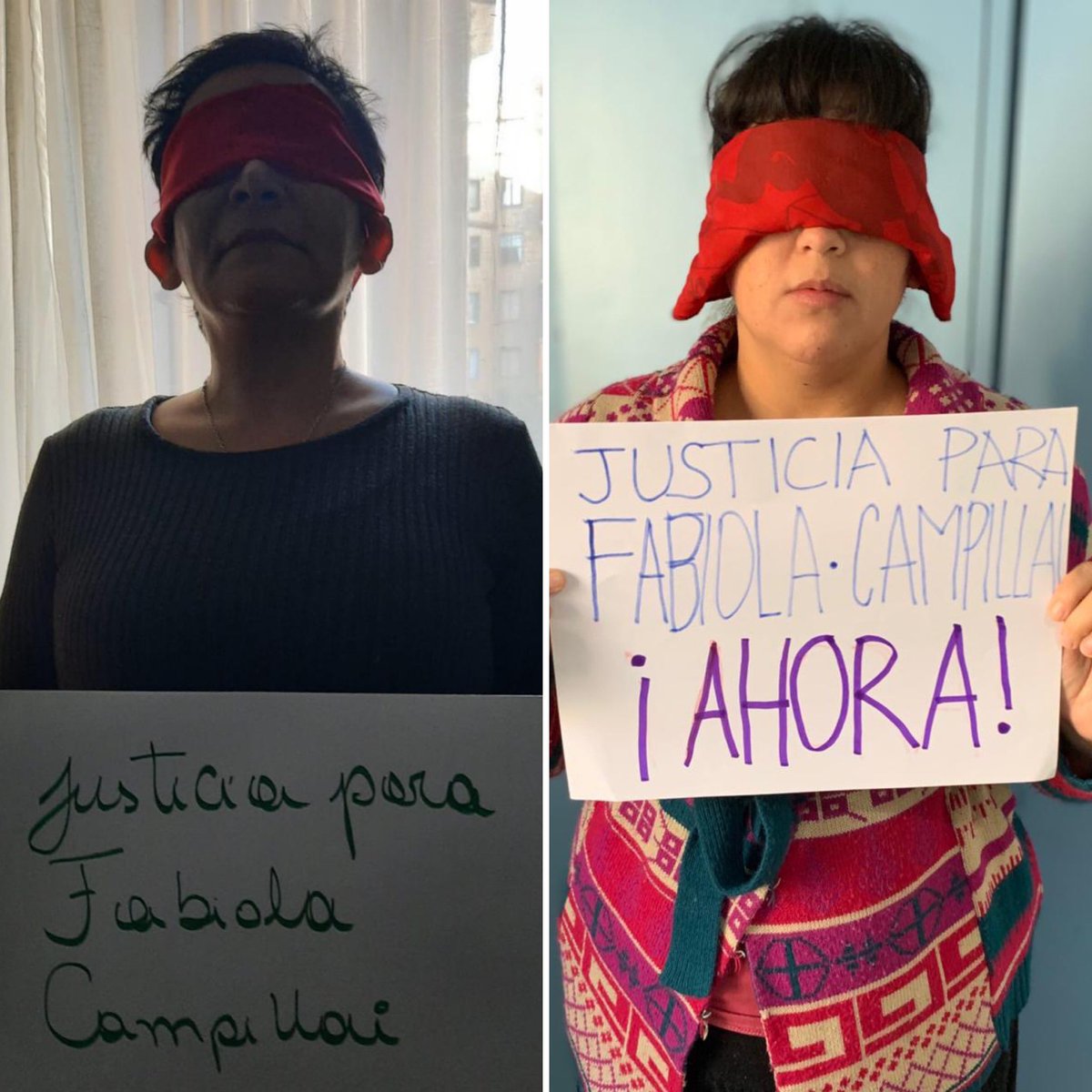 Como Asamblea Feminista Plurinacional, nos unimos para exigir justicia por #FabiolaCampillai
Juicio y castigo para los violadores de los DDHH de ayer y hoy.

#JusticiaParaFabiolaCampillaiAhora 
#porfabiola
#justiciaparafabiola
#fabiolacampillai
