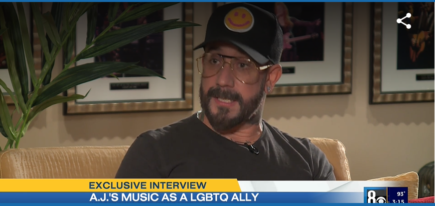 misha_bsb's tweet photo. AJ talked a little about the organization behind the #MusicForLive event, and they did a profile on #LoveSongLove
Another segment will air tomorrow.
Screenshots: https://t.co/g8uOFaHxl2