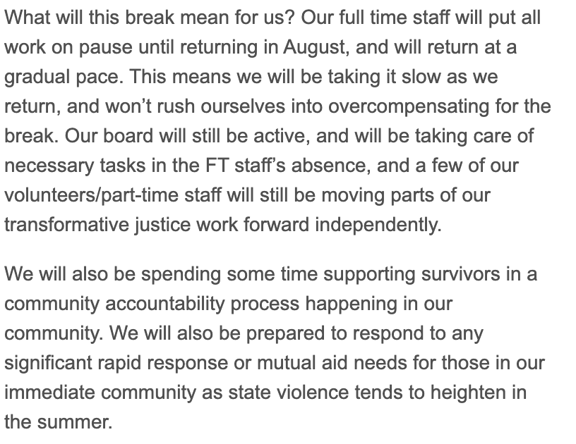 jesserbnwtz's tweet image. Please join me in sending some $$ to support @SafeSpacesDC in their extended bereavement leave.