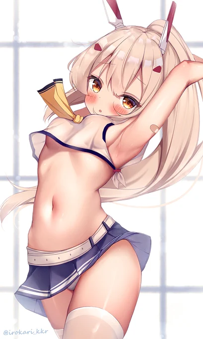 あれ?綾波ちゃん…?(スカートありだよ…)
#アズールレーン 