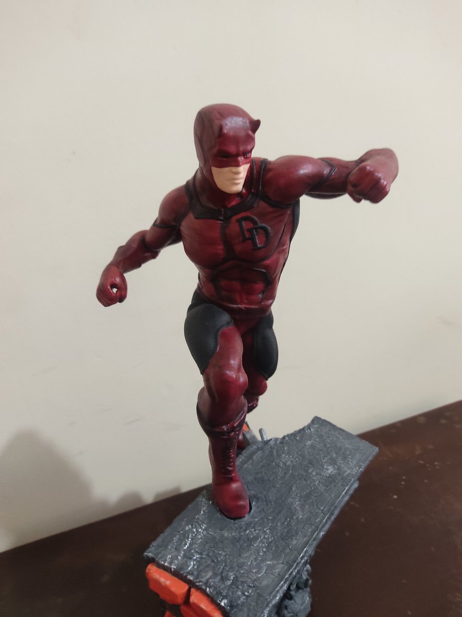 Boina_TV's tweet photo. Modelo finalizado finalmente 😍
Está à venda 

#marvel #3d #demolidor #ActionFigure https://t.co/KybymEN2nE