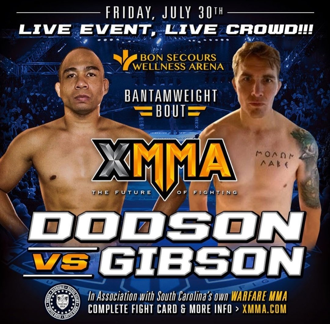 John Dodson vs. Cody Gibson added to #XMMA2 on July 30th (first rep. @mma_kings).
