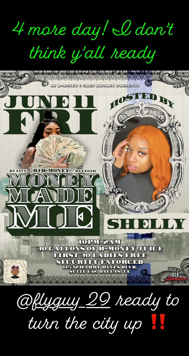 Mixedbredshelly's tweet photo. #moneymademe @B_Savage29 will have the city outside Friday night! If you don’t have a play make this your play! https://t.co/majqcWrrga