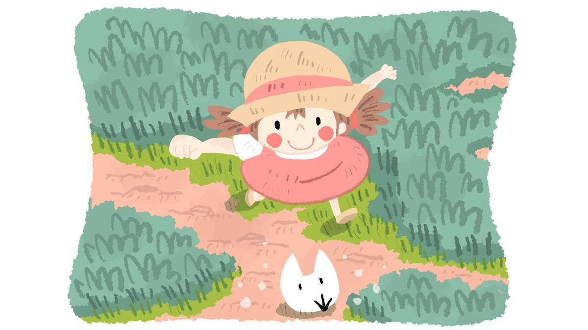 今日考えたことマトメ ワクワク追いかけっこ イラスト ジブリ となりのトトロ 今日考えたことマトメ ワクワク追いかけっこ イラスト ジブリ となりのトトロ