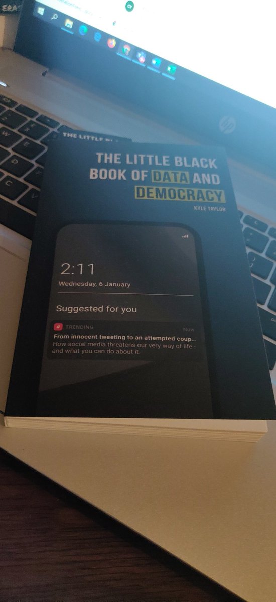 elftok's tweet photo. This came today... Can't wait to complete my work and get reading.
#independentpublishers
#littleblackdatabook
@kyletaylor #democracydata
@BylineBooks https://t.co/fMX4igbai7