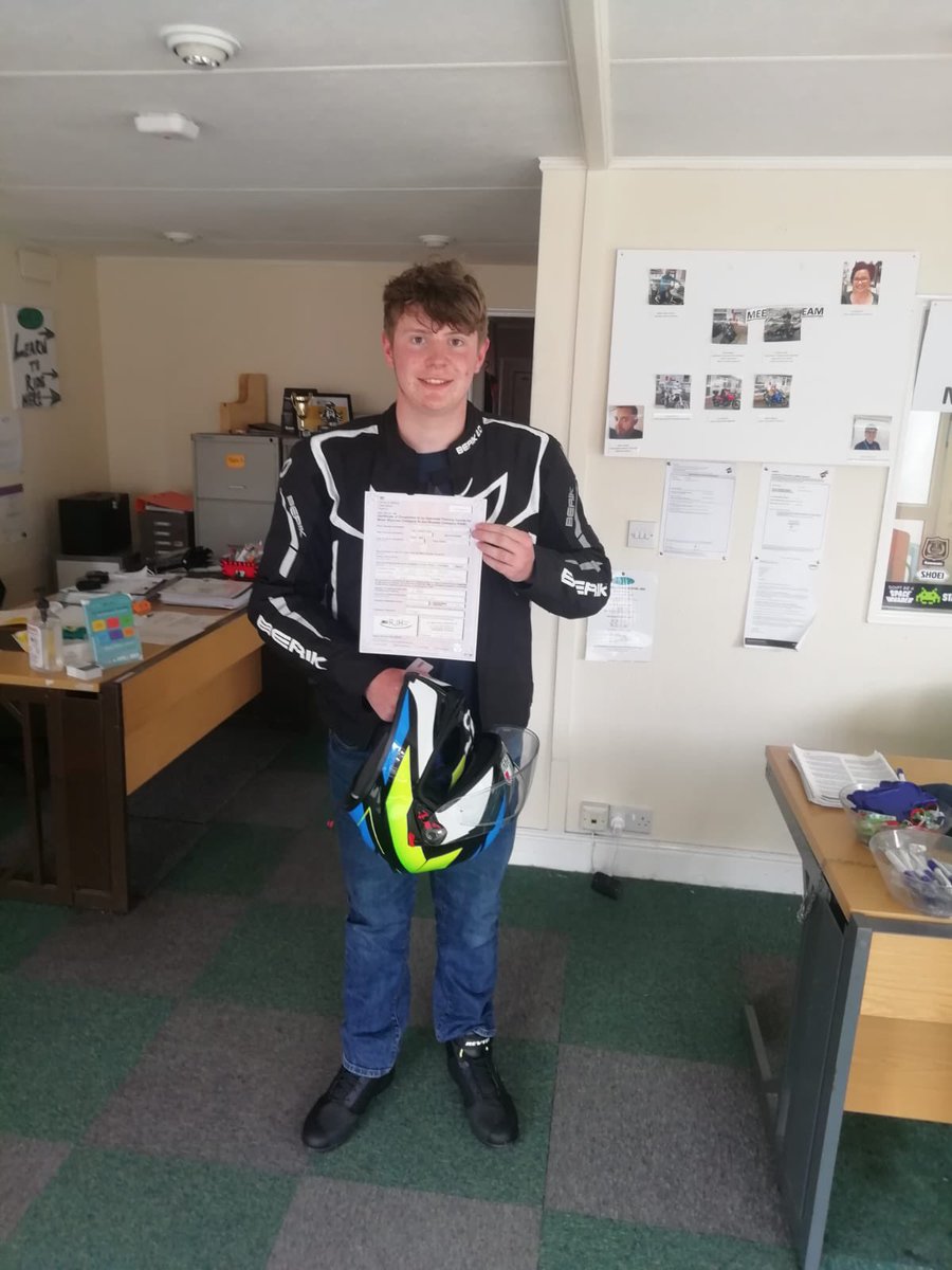 RJH Motorbike Training on Twitter "Alfie was very happy with his CBT around sunny Northwich