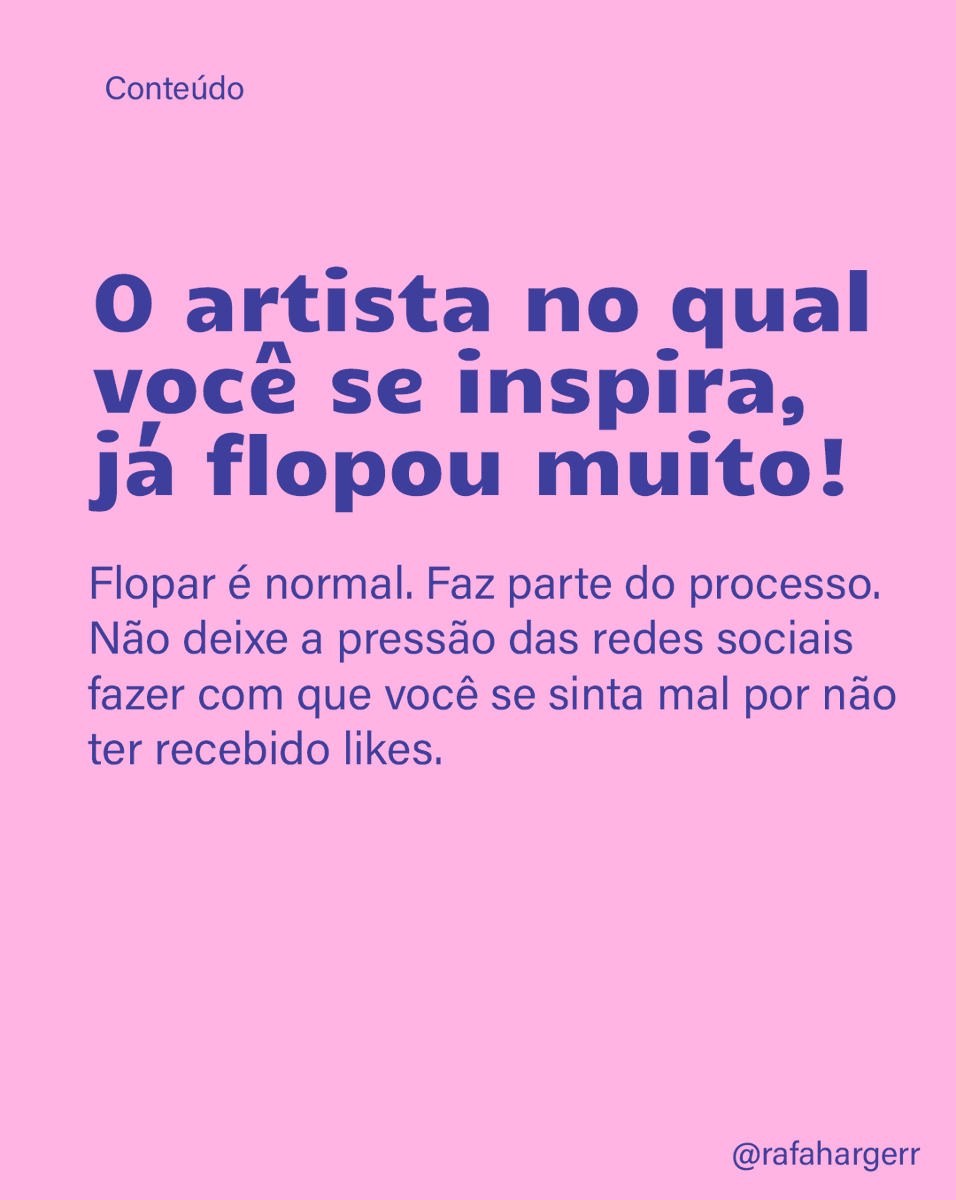 NÃO TENHA MEDO DE FLOPAR 