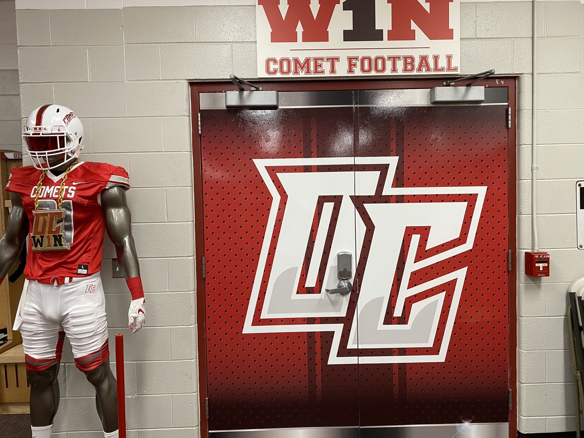 J_dot_Smith's tweet photo. It’s the little things that get you excited...like new locker room door graphics #W1N https://t.co/7cRhcvu7Ma