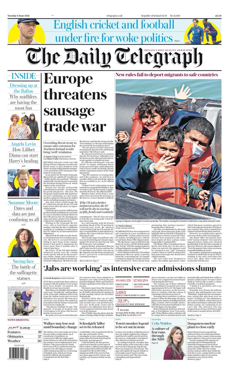 liturgicalben's tweet photo. Either someone at @EUdelegationUK has got their #YellowFacebook and policy intertwined (ladies, am I right?) or, as the great @stefanroberts has suggested, we have entered peak #JimHacker in #YesMinister. #eurosausage #saucisseanglaise https://t.co/MSSKSYgqiM