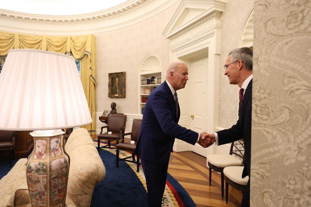 Jens Stoltenberg On Twitter Great To Meet Potus Just A Week Before Our Pivotal Natosummit I Thanked Him For His Leadership Steadfast Commitment To Our Alliance In An Age Of Global