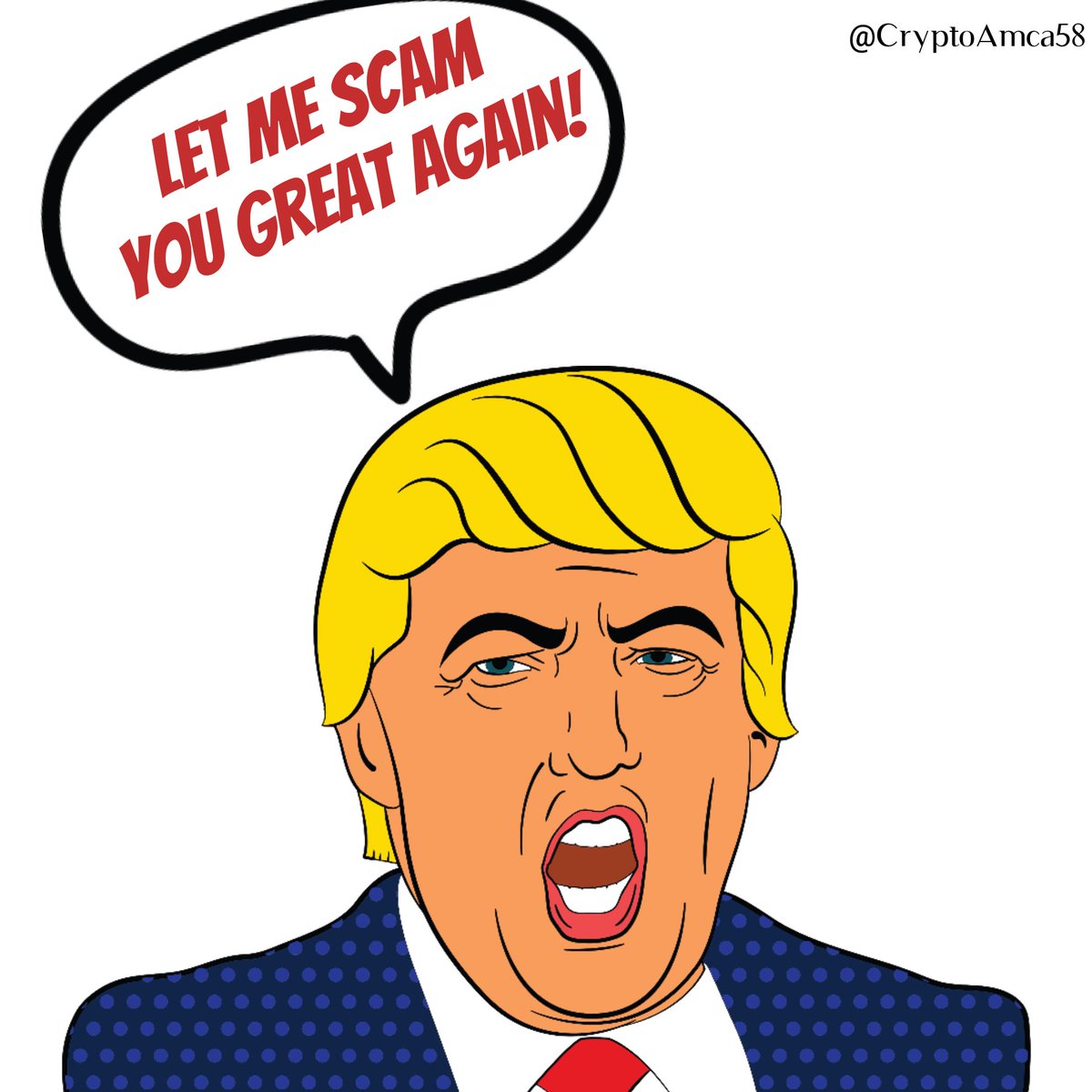 CryptoAmca07's tweet photo. @ Mr. FORMER president Trump: YOU seem like a SCAM... π
#TrumpSpeech #trumpISscam #TrumpIsNotWell
#Crypto #cryptocurrency #cryptocurrencies #cryototwitter #altcoins #Binance https://t.co/EGLU5EJE8r https://t.co/8qIusZIgvG