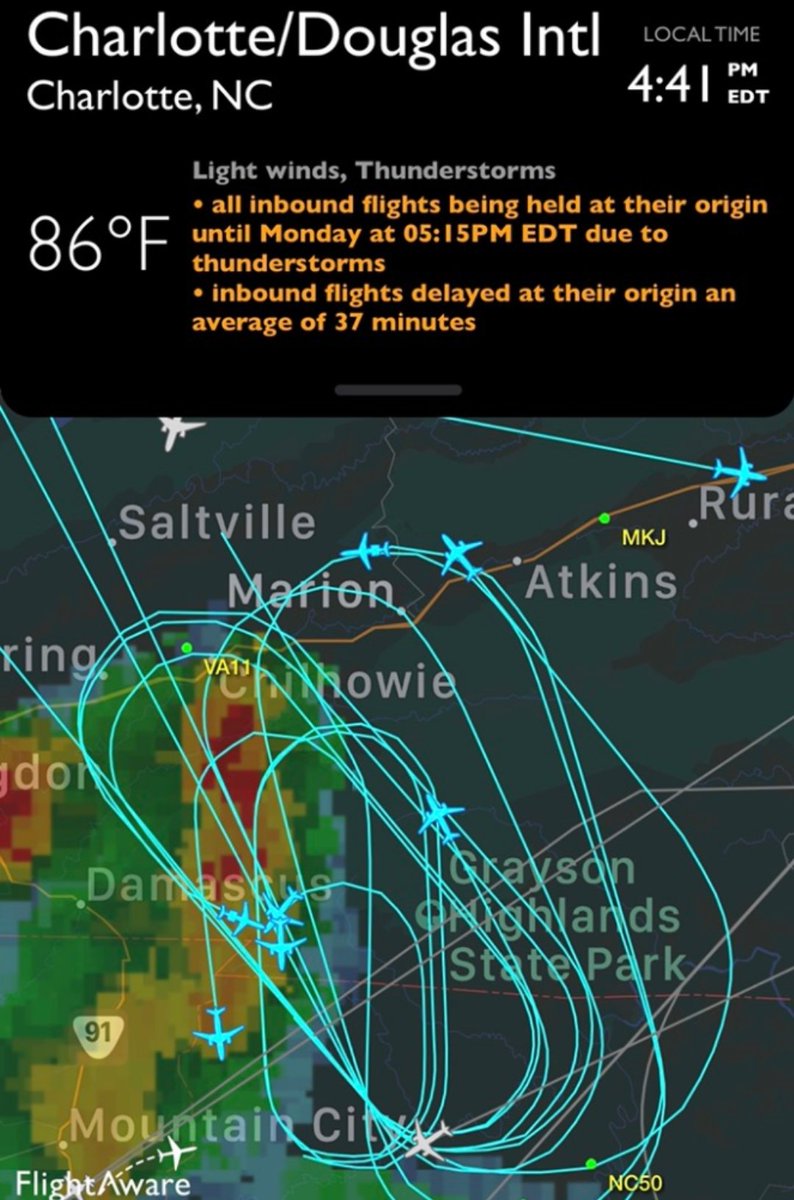 NextTripPodcast's tweet photo. @nomid16 Sorry @nomid16. @TeamJohnsonBLMT, Matt, who was on the show sent this from @CLTAirport. Thinking about you guys and hoping you get outta there at a reasonable time.
#irrops https://t.co/uDB59WA1MY