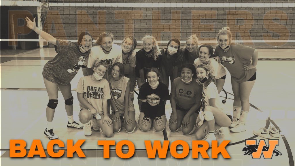 wchs_308Volley's tweet photo. Great day in the gym for the Panthers 🏐🧡. https://t.co/ubgIA60s9U