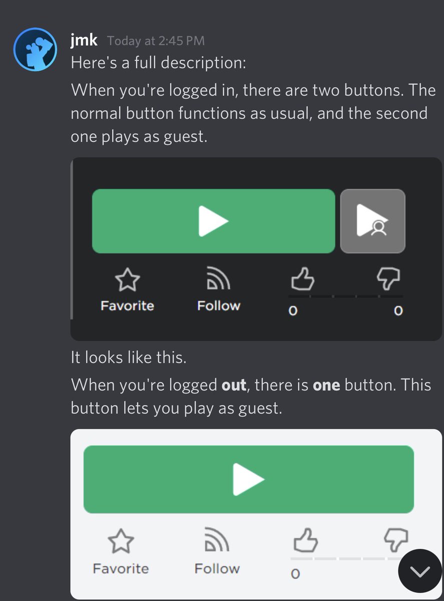 RTC on X: NEWS: Here is all the information about @jmkdev Roblox guests  extension and how it works. It is unlikely this extension will go public  because there are some ways to