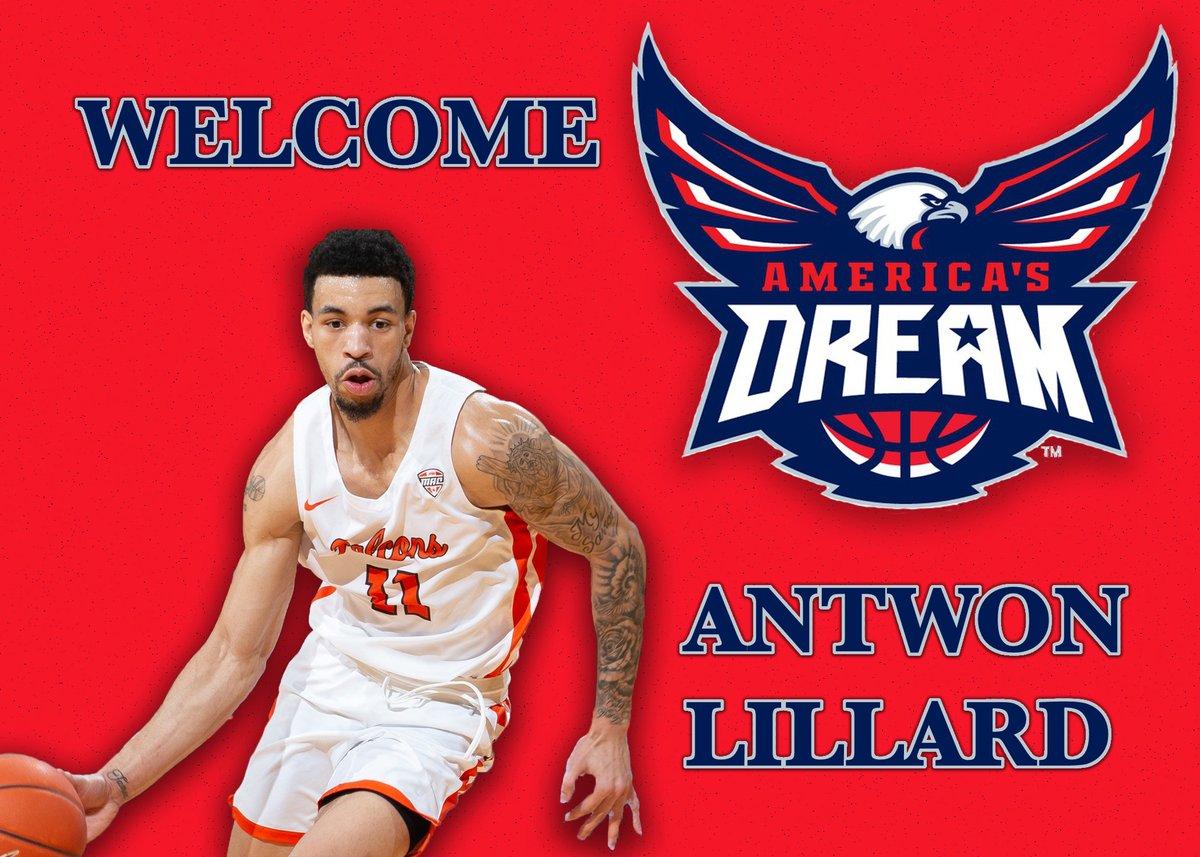 We are excited to welcome Antwon Lillard (<a href="/Lillard22_CCC/">Antwon Lillard</a>) to America's Dream! Antwon played for @BGSUMHoops from 2015 - 19 scoring over 1,000 points  over the course of his career. Antwon played professionally in the UK this past year. Go ahead and give Antwon a follow!