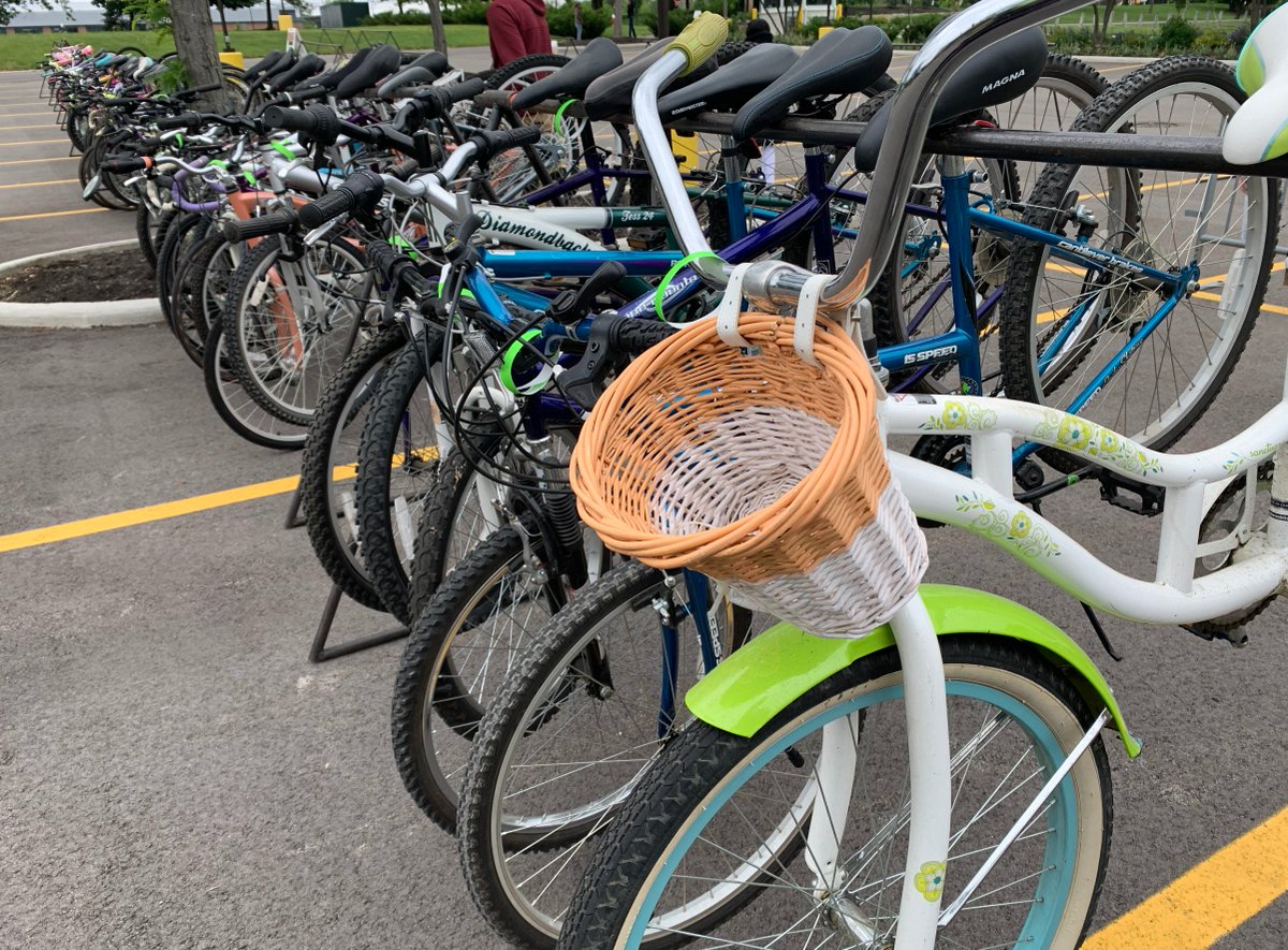 Together we collected almost $20,000 in donated bikes and accessories last weekend. The bikes will be repaired &amp; back out on the streets soon! 
Huge Thanks to you! and to <a href="/CD929fm/">CD 92.9 FM</a>  <a href="/yaybikes/">yaybikes</a>  #FranklintonCycleWorks <a href="/SmartCbus/">Smart Columbus</a> <a href="/johnnyvelo/">Johnny Velo</a> <a href="/Ohio529Plan/">ohio529plan</a> for making it happen! #Cbus