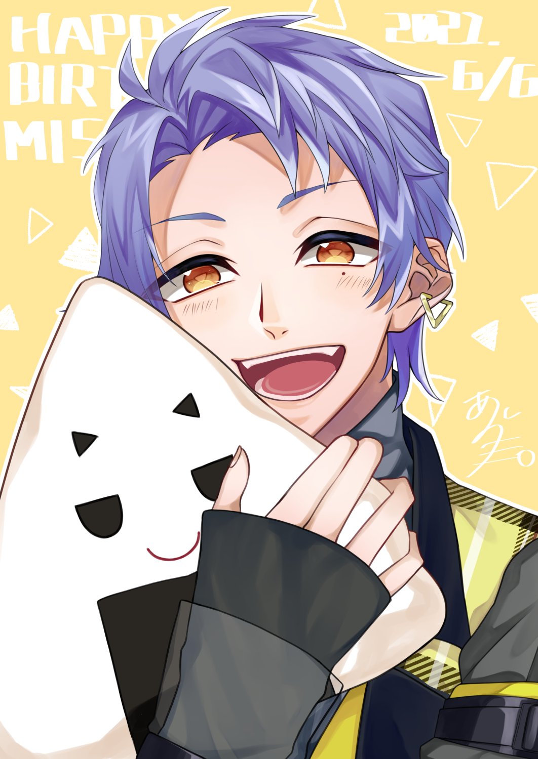 アラタ イラスト A3 斑鳩三角bd 遅くなったけど三角おめでとう 斑鳩三角誕生祭21 斑鳩三角生誕祭21 T Co Mxllqbb9gn Twitter